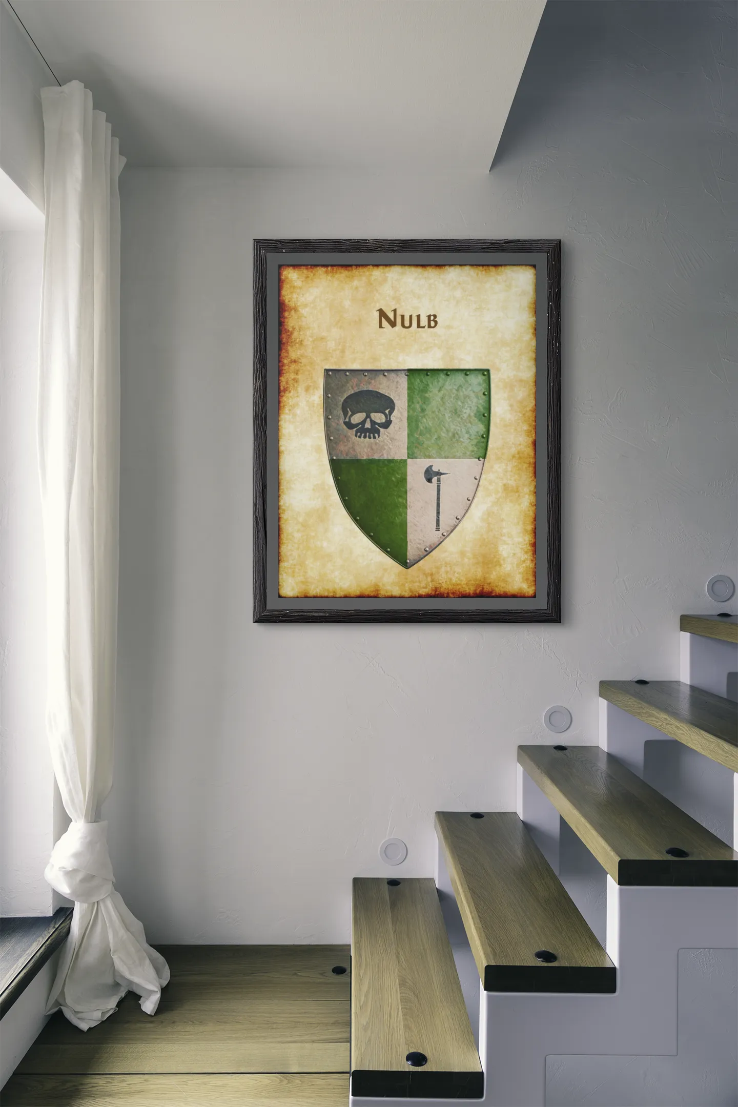 Nulb Heraldry of Greyhawk Anna Meyer Cartography Canvas Art Print