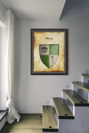 Nulb Heraldry of Greyhawk Anna Meyer Cartography Canvas Art Print