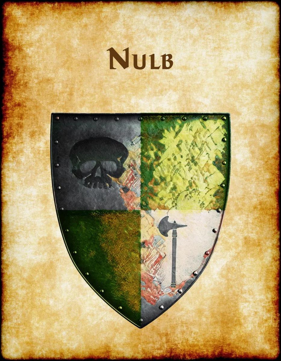 Nulb Heraldry of Greyhawk Anna Meyer Cartography Canvas Art Print