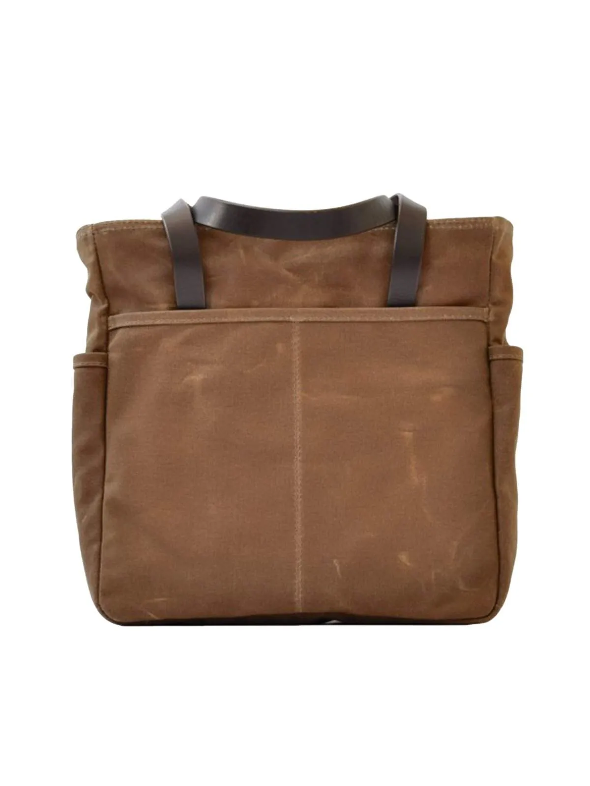 Oakstreet Bootmakers Field Tan Waxed Canvas Utility Tote