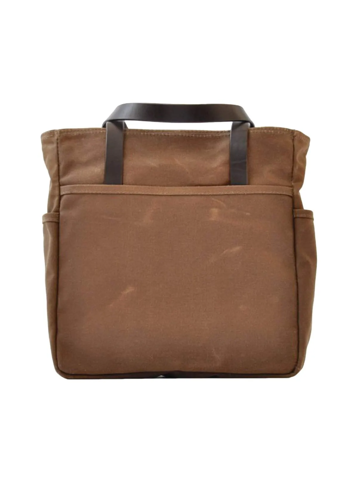 Oakstreet Bootmakers Field Tan Waxed Canvas Utility Tote
