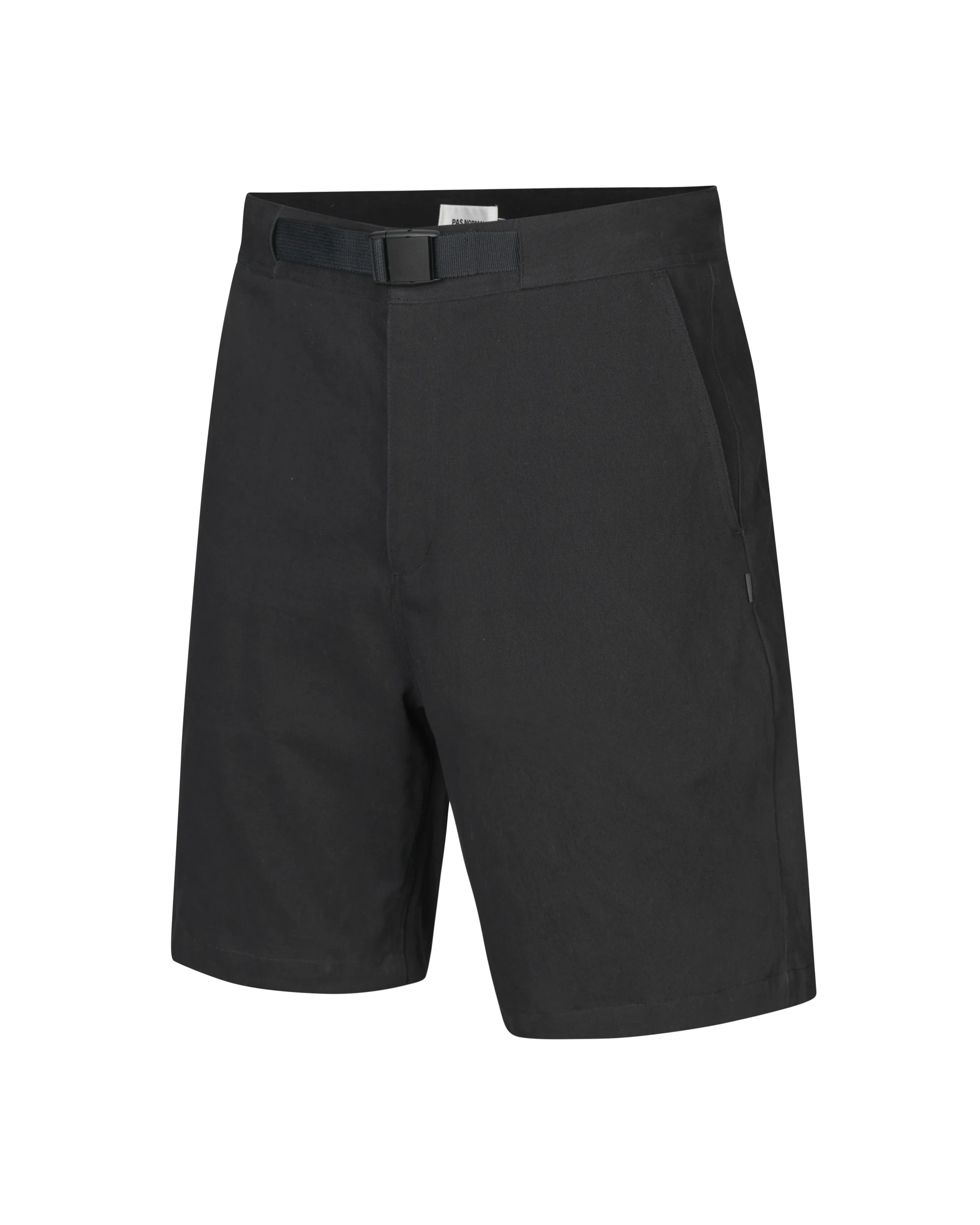 Off-Race Cotton Twill Shorts - Black