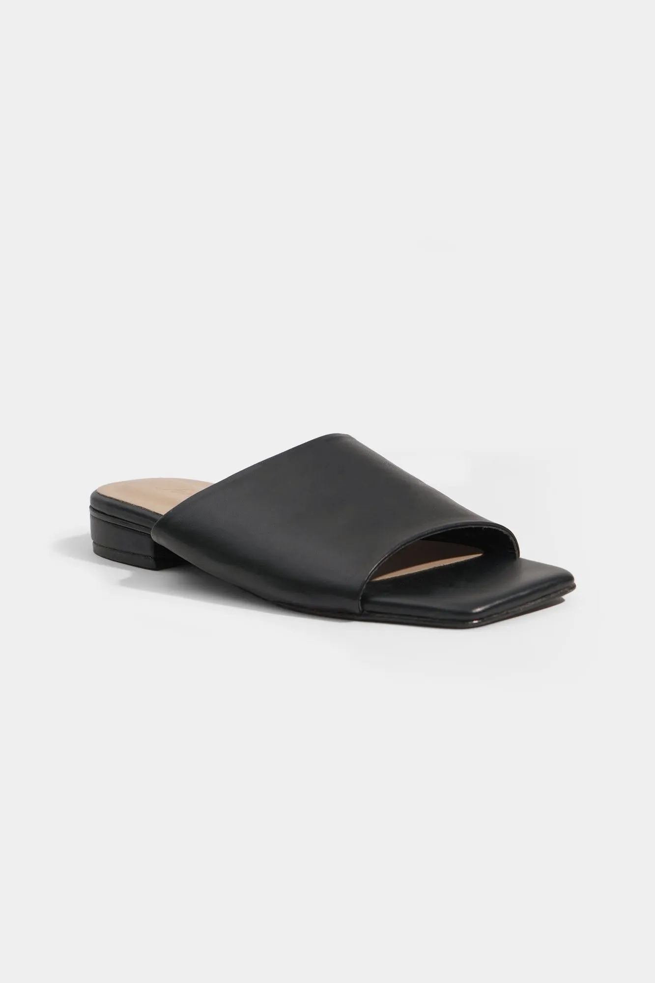 One Band Square Toe Sandals