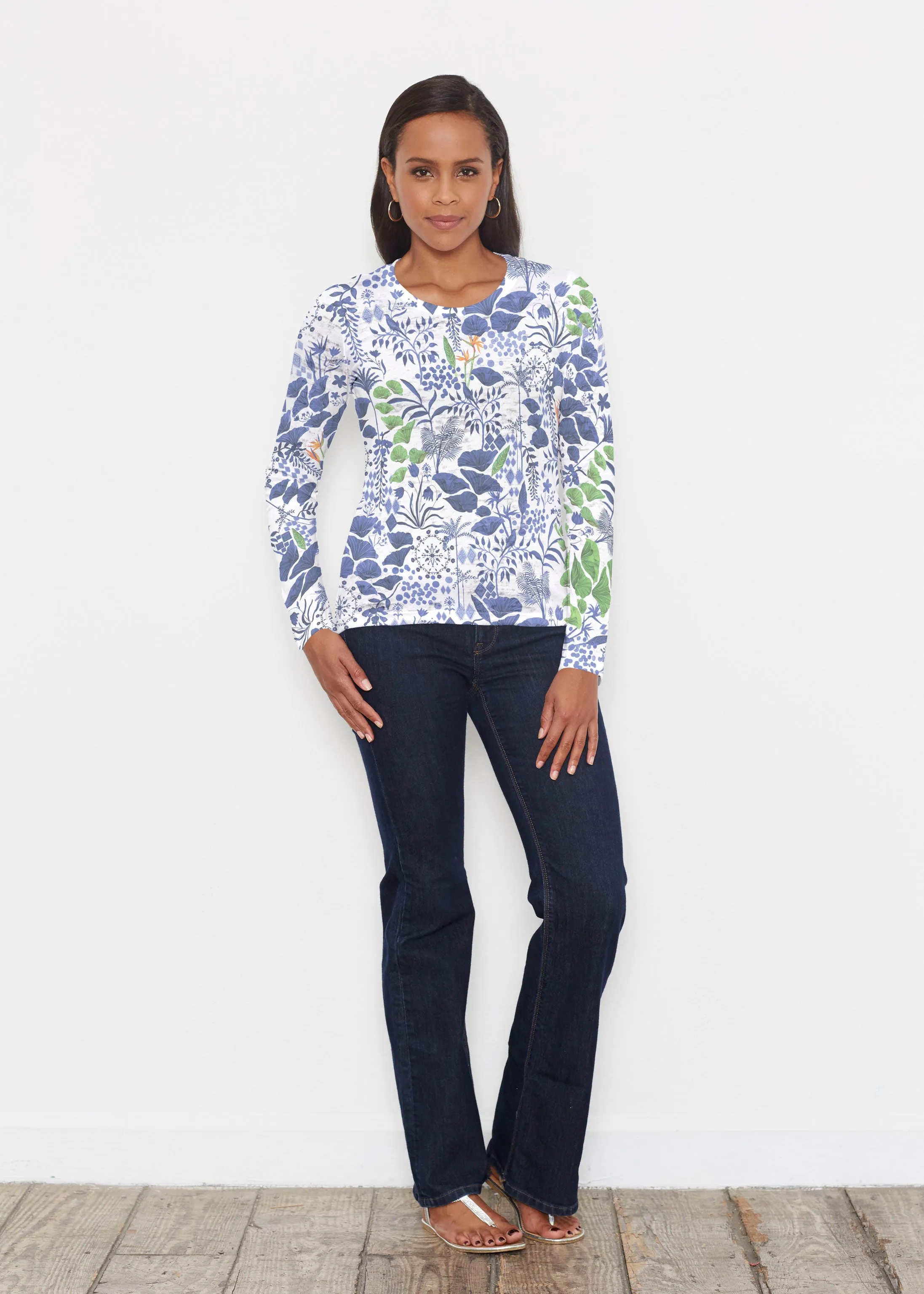 Petals (8141) ~ Signature Long Sleeve Crew Shirt