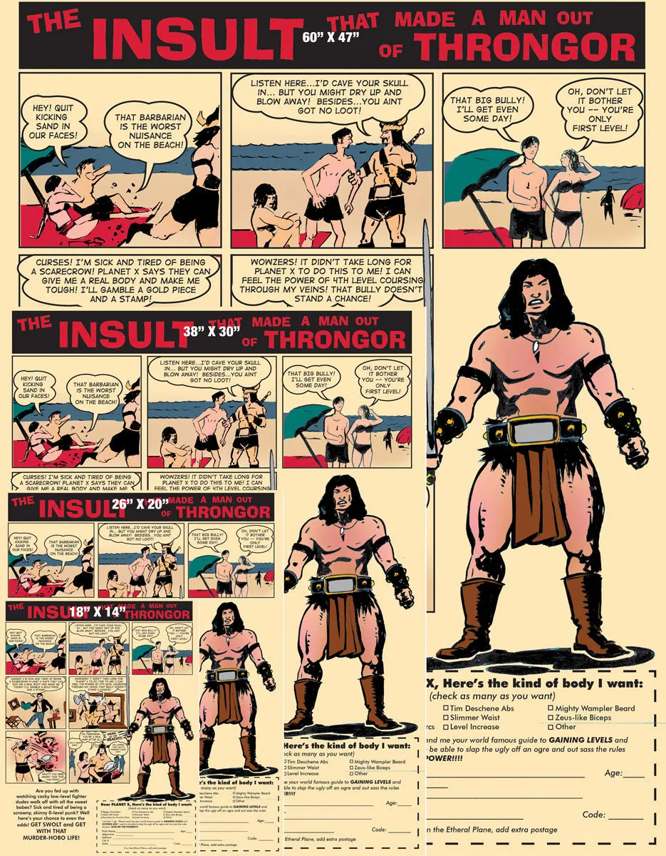 Planet X Barbarian Ad Gallery Canvas Art Print
