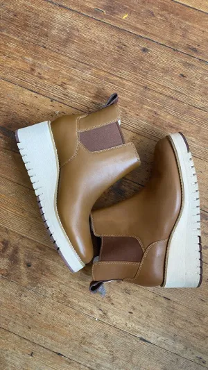 Platform Wedge Booties