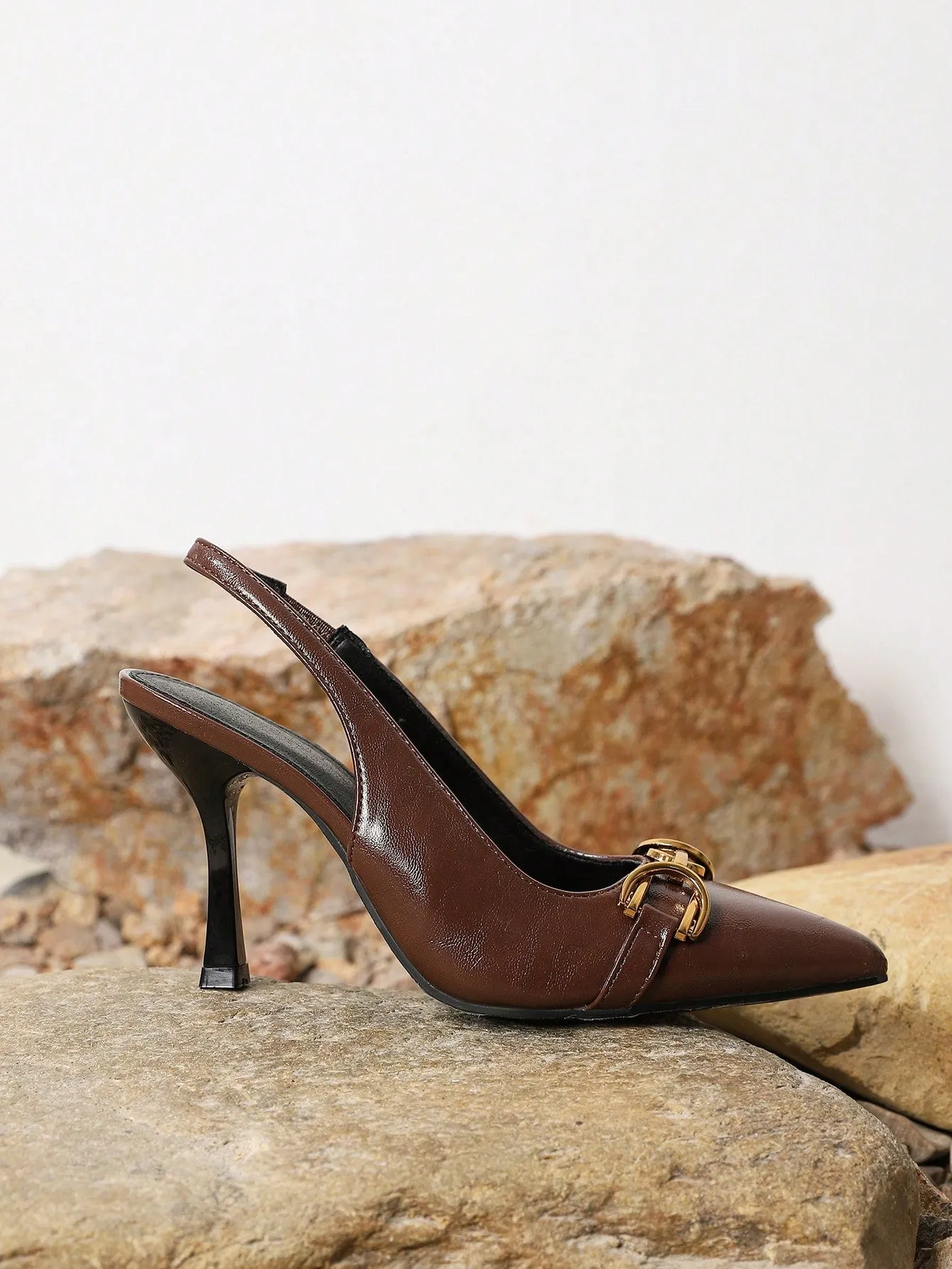 Pointed Toe Thin Heel High-Heeled- FD ⚡