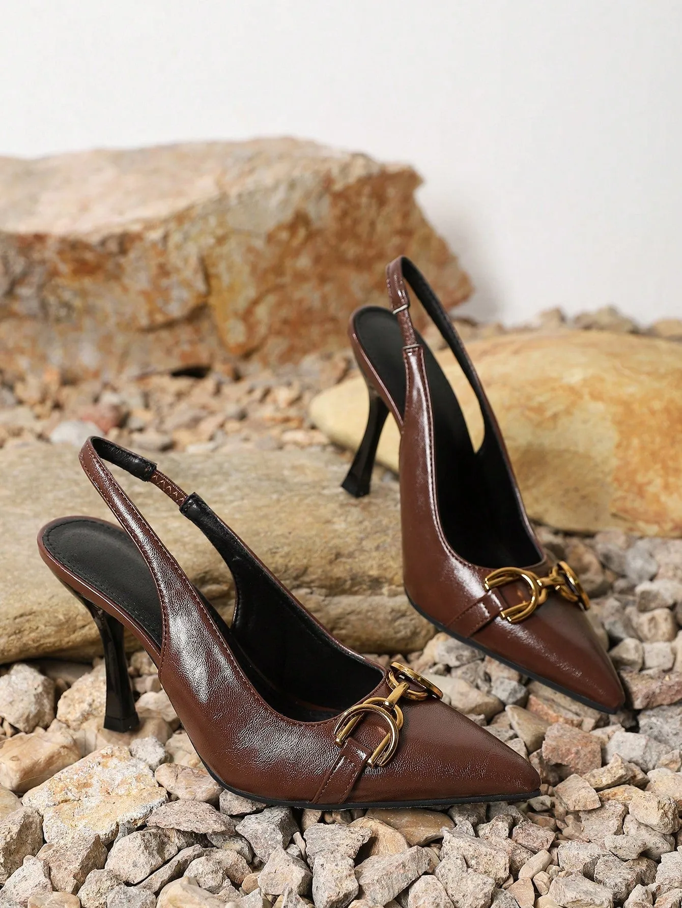 Pointed Toe Thin Heel High-Heeled- FD ⚡