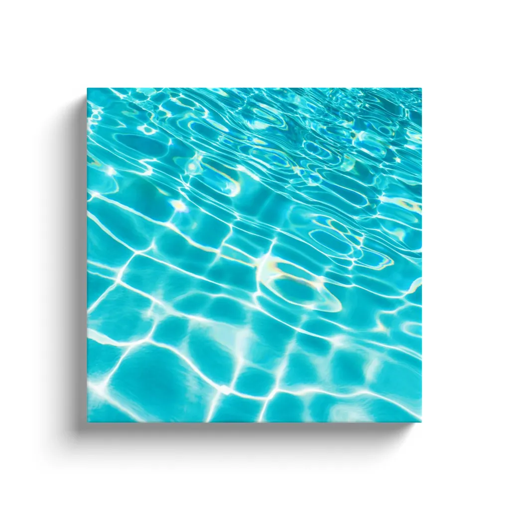 Pool Ripples Canvas Reproduction