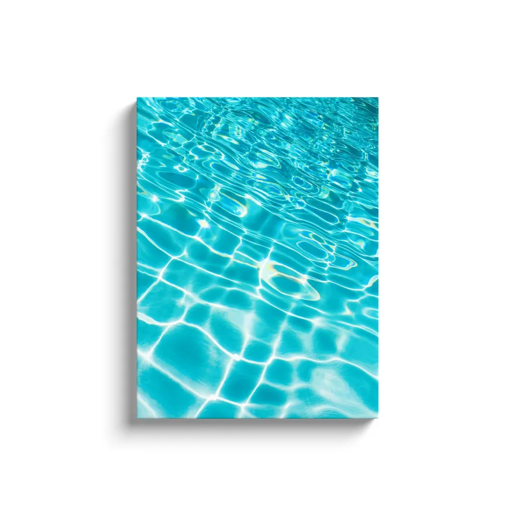 Pool Ripples Canvas Reproduction