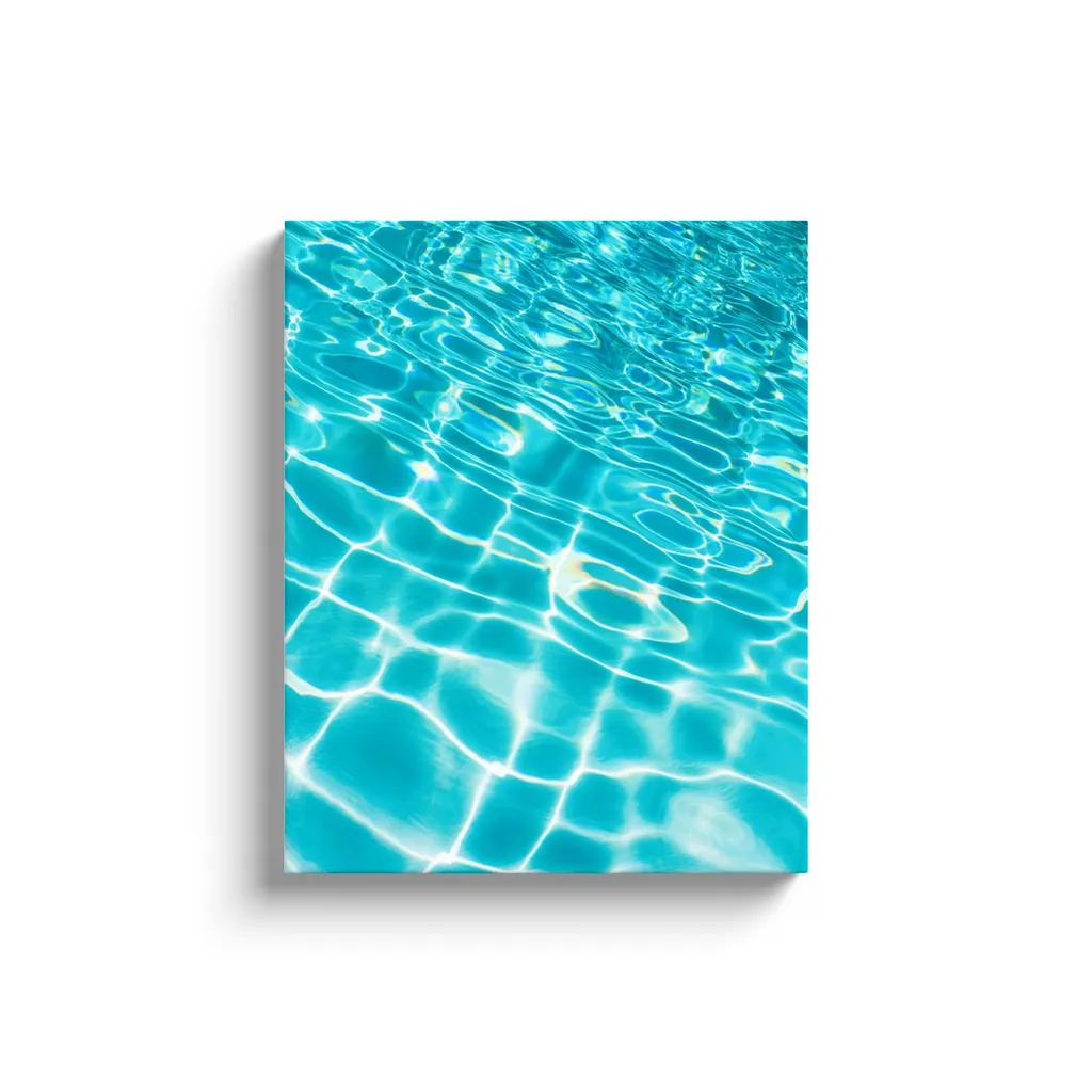 Pool Ripples Canvas Reproduction