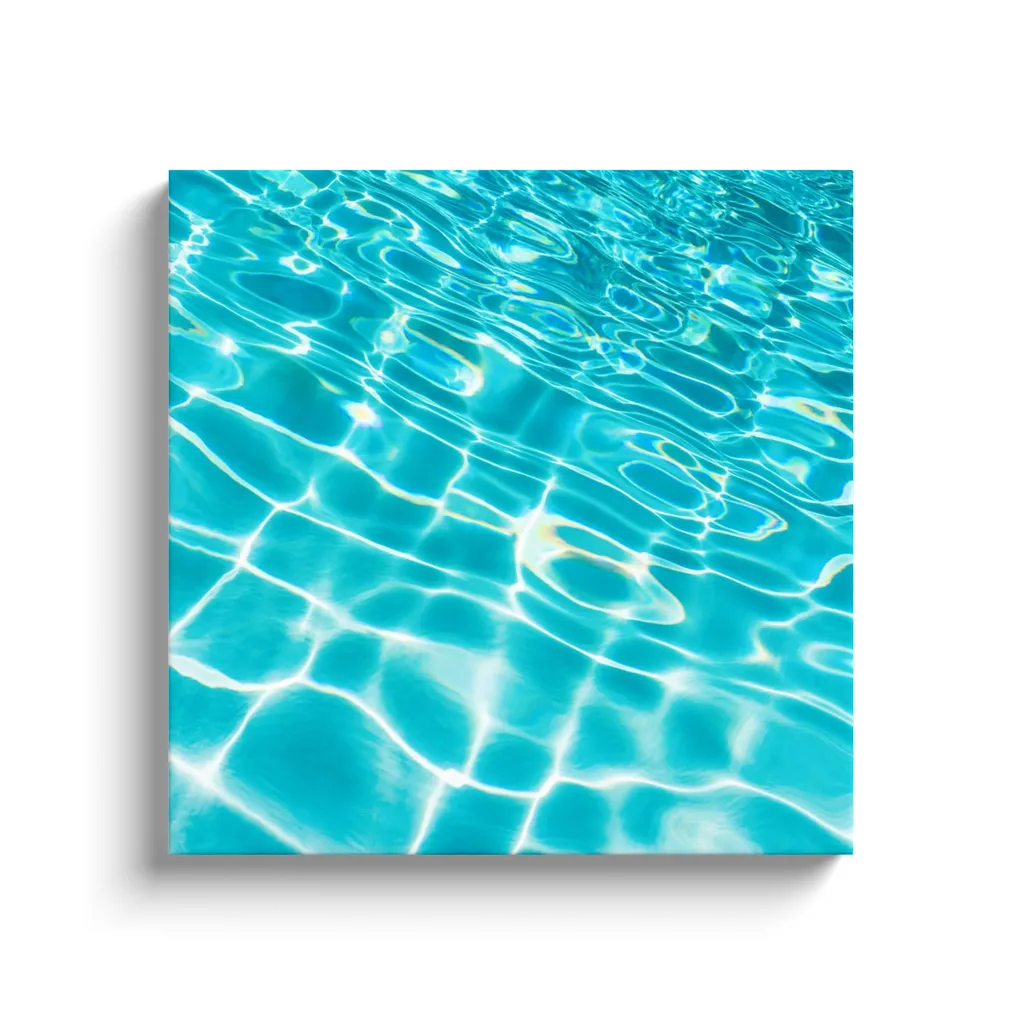 Pool Ripples Canvas Reproduction