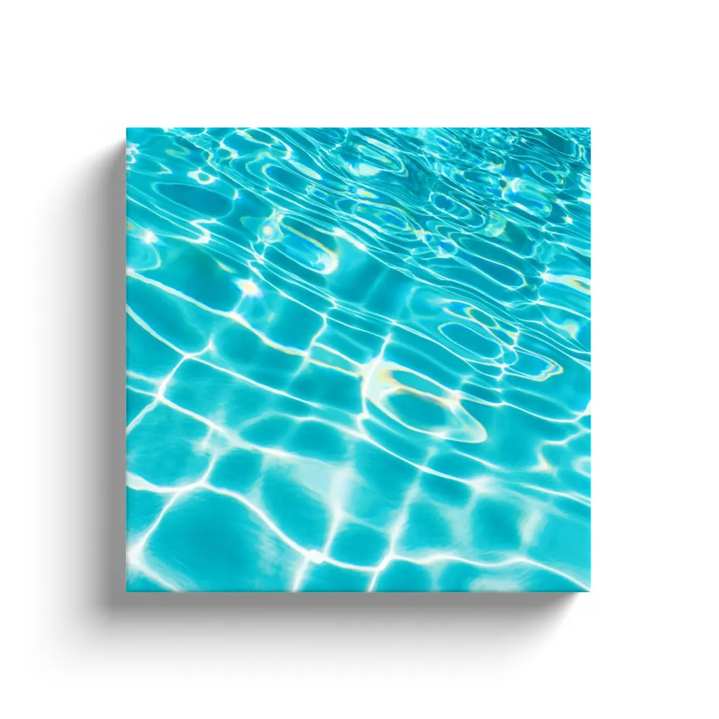 Pool Ripples Canvas Reproduction