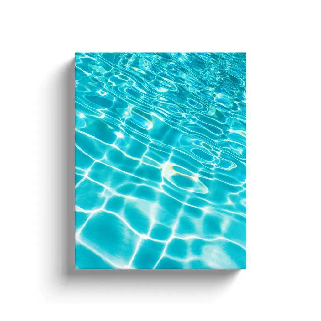 Pool Ripples Canvas Reproduction