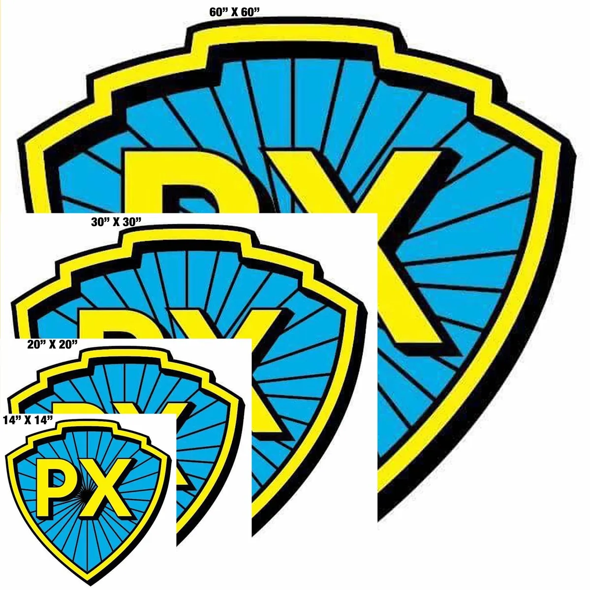 PX Logo Gallery Canvas Art Print