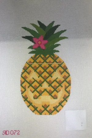 *Rachel Donley Needlepoint RD072 Pineapple Jackalantern