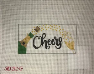 *Rachel Donley Needlepoint RD212G Cheers / Green