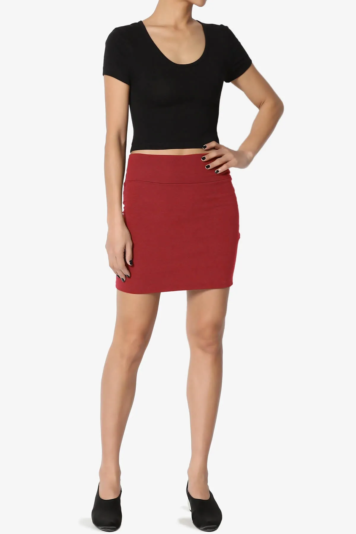 Randall Cotton Mini Skirt