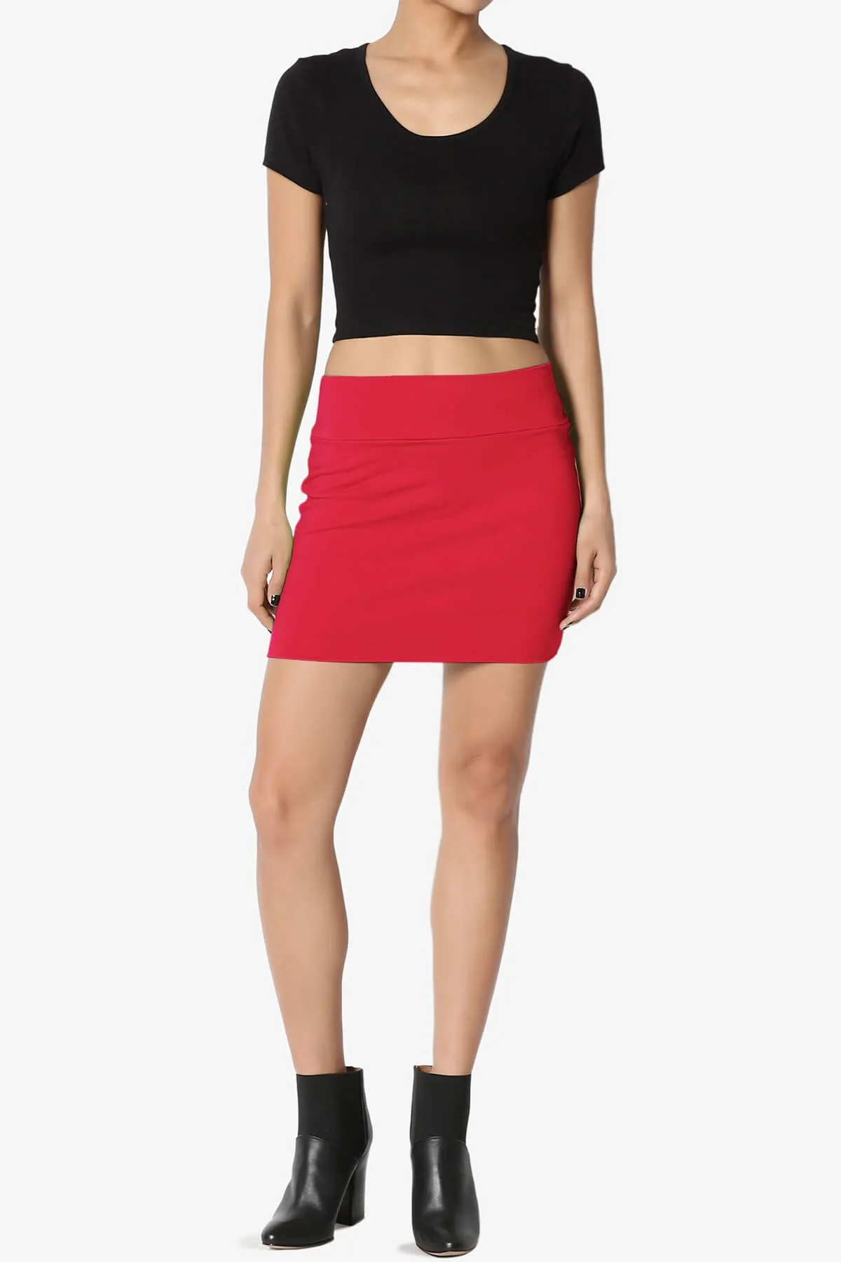 Randall Cotton Mini Skirt
