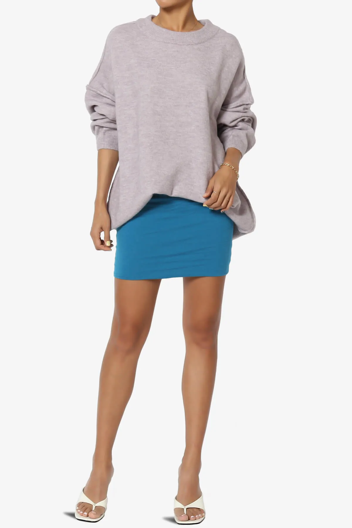 Randall Cotton Mini Skirt