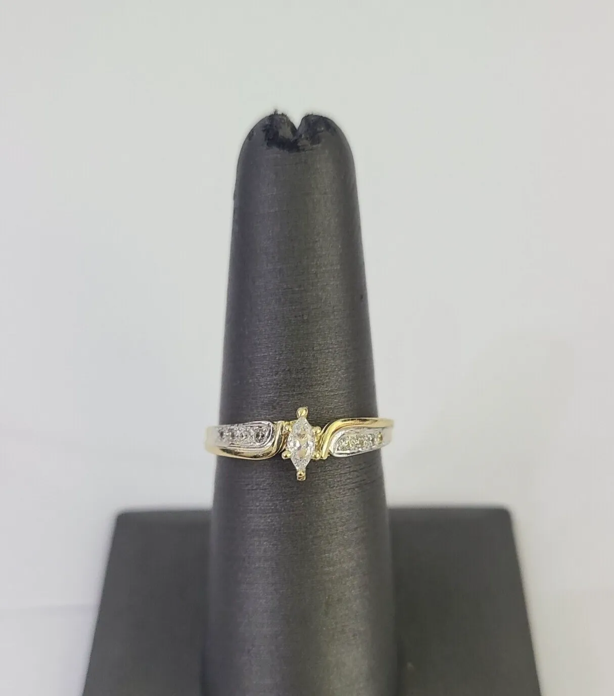 Real 10k Yellow Gold Ring Wedding Engagement Casual 10Kt Genuine