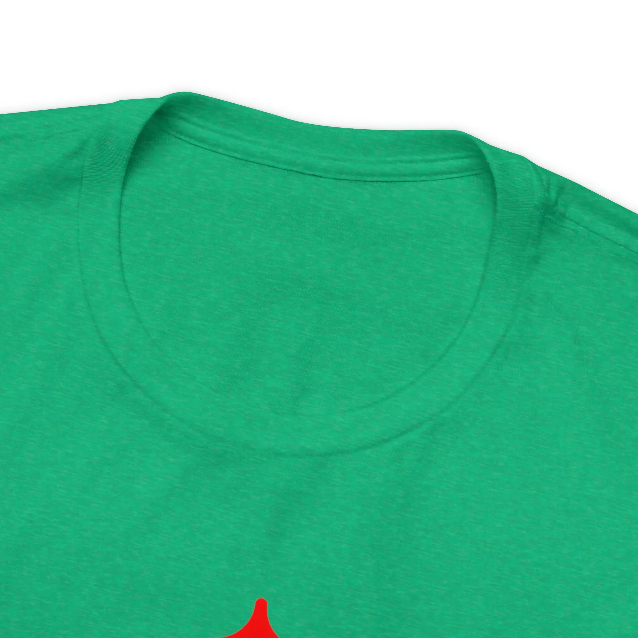 Red Merry ChristmasT-Shirt | Red XMasTee |  Bella Canvas 3001Unisex | Happy Holidays Short Sleeve Tshirt