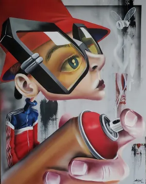 Red Spray Writer