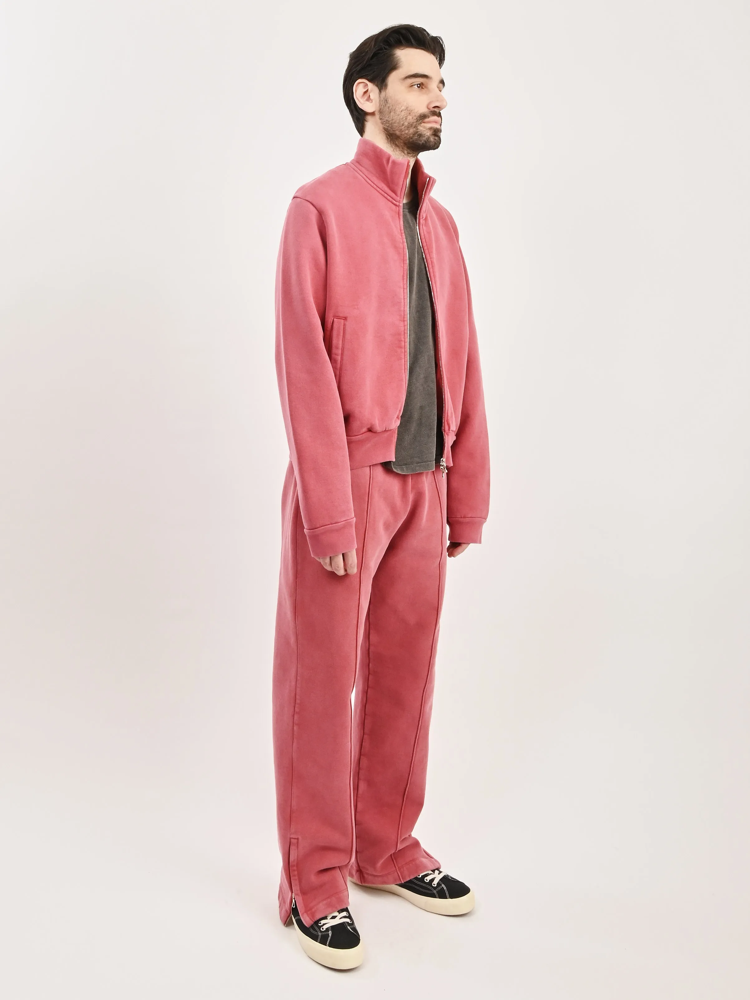 Red Sun Fade Heftly Fleece Mob Jacket