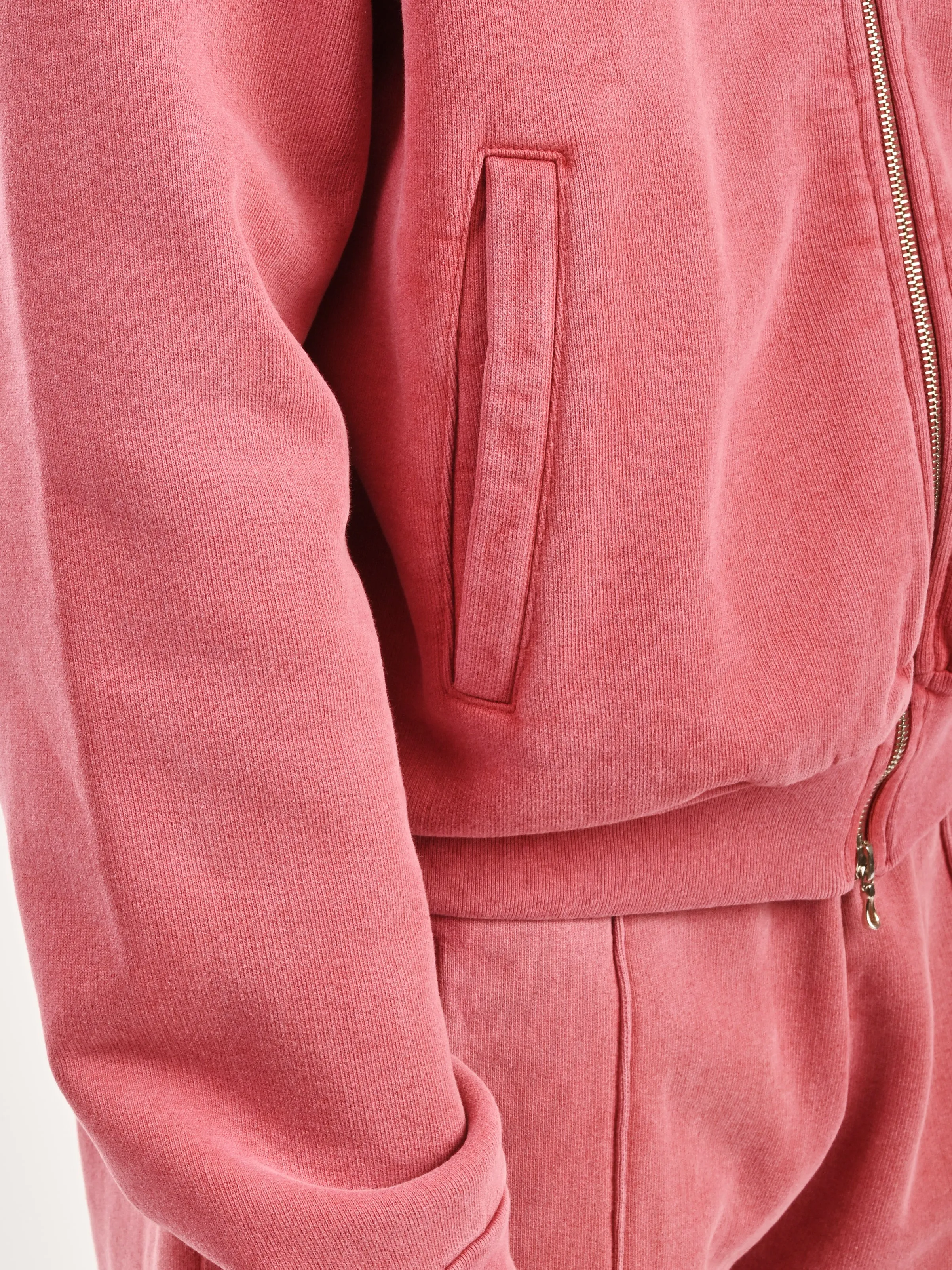 Red Sun Fade Heftly Fleece Mob Jacket