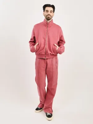 Red Sun Fade Heftly Fleece Mob Jacket