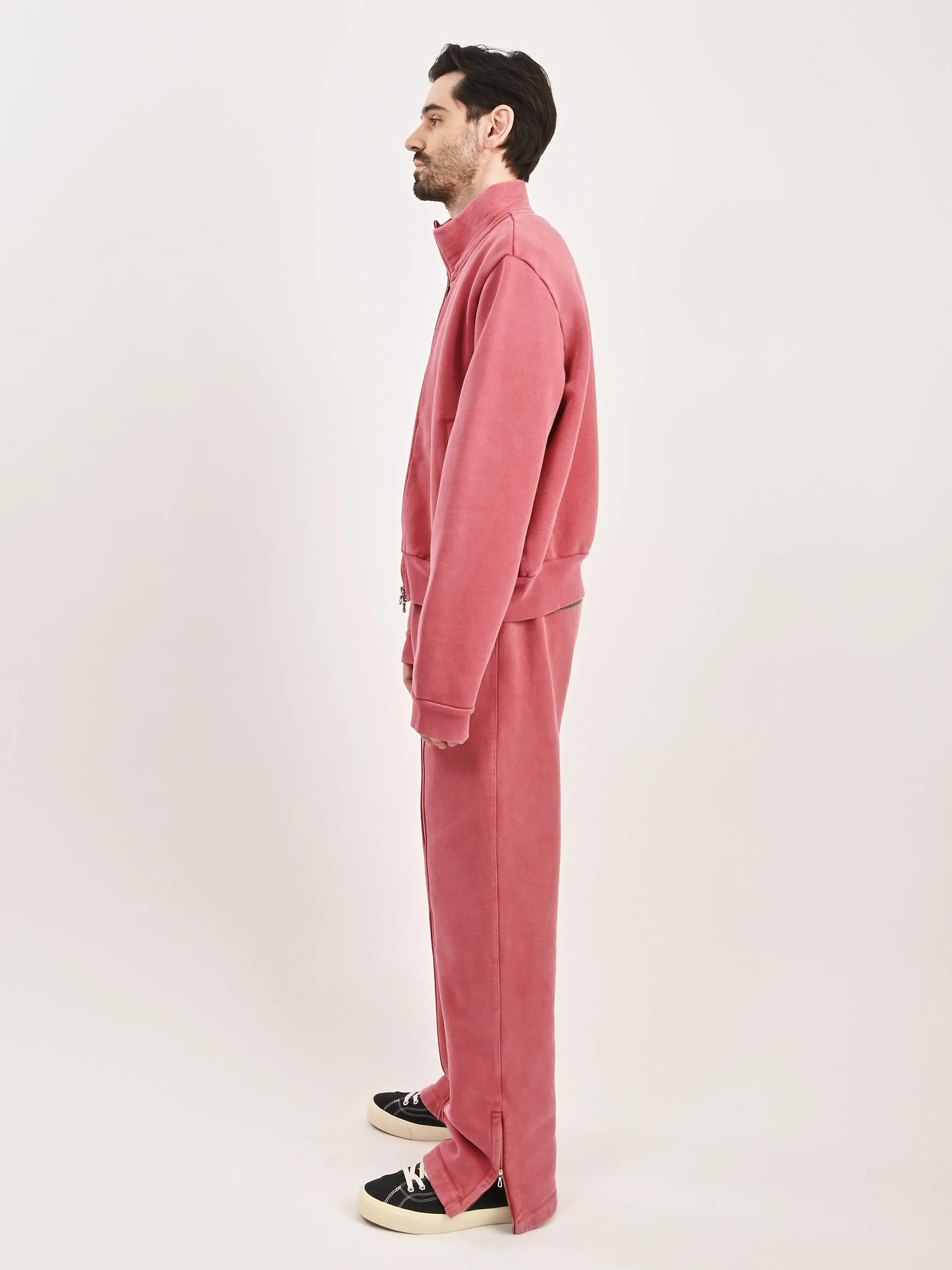 Red Sun Fade Heftly Fleece Mob Jacket