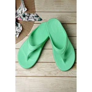 RedTape Women Green Solid Sunnies Thong Flip-Flops