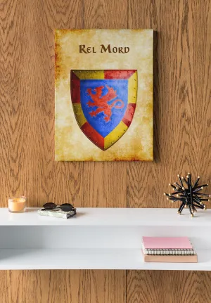Rel Mord Heraldry of Greyhawk Anna Meyer Cartography Canvas Art Print