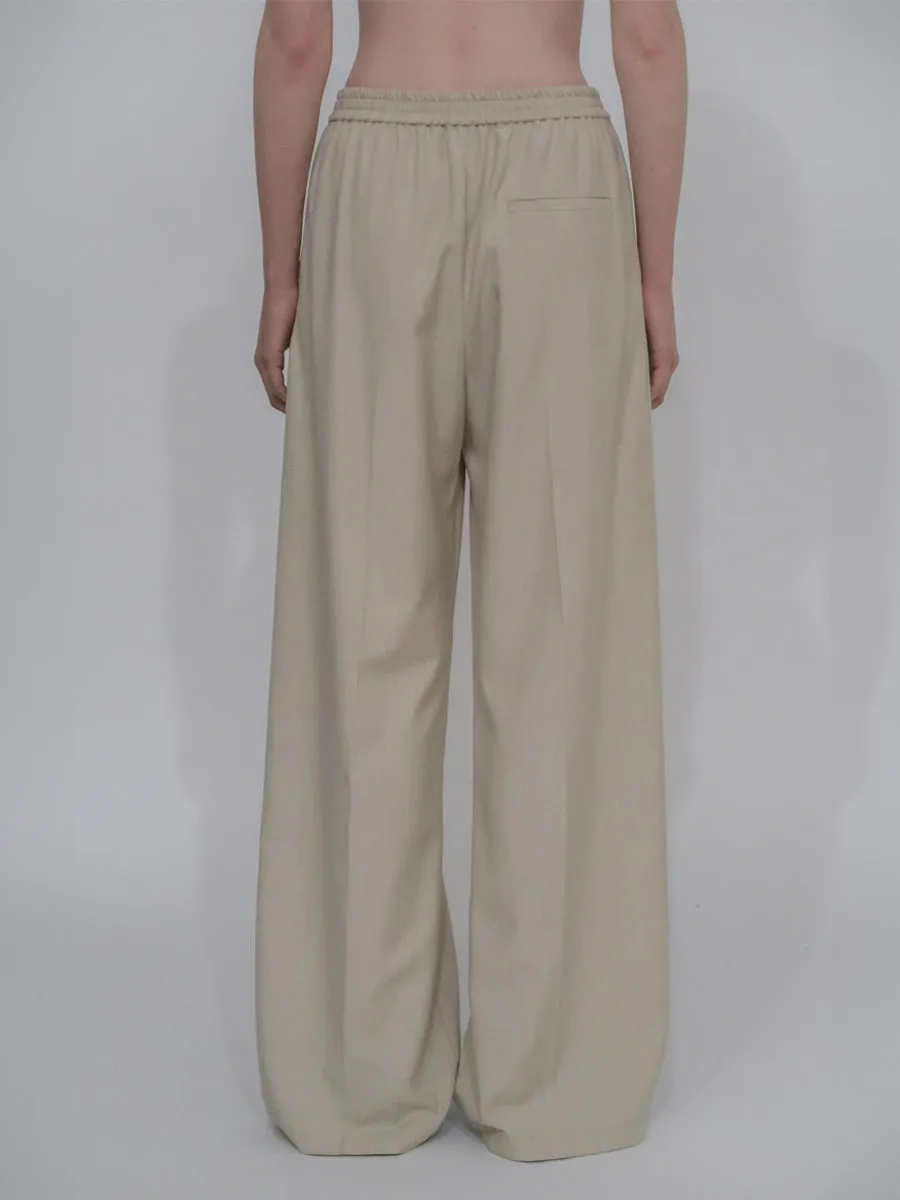 RELAXED PULL ON PANT- CANVAS SUITING