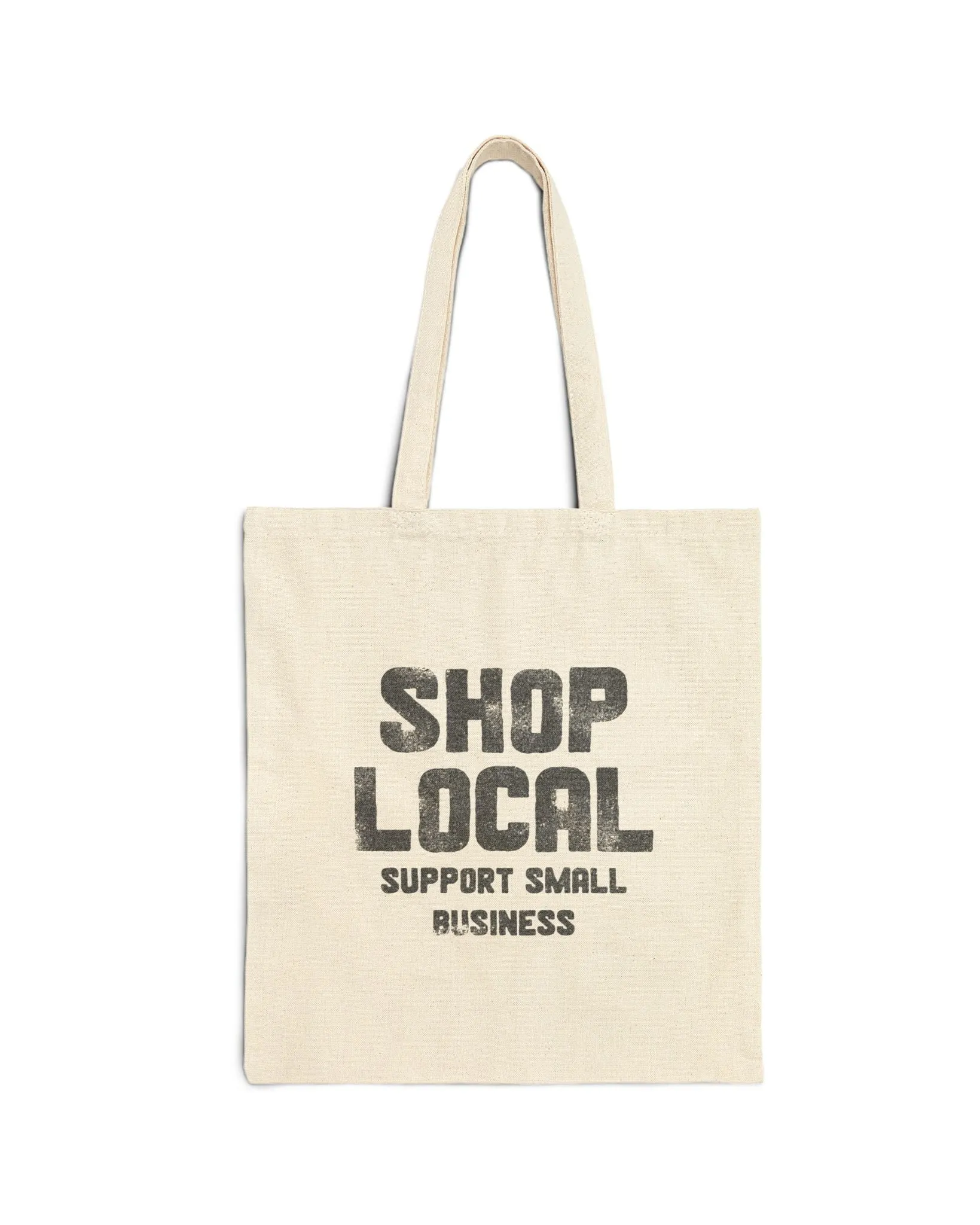 Reusable Cotton Canvas Tote Bag - Shop Local & Support Small Business