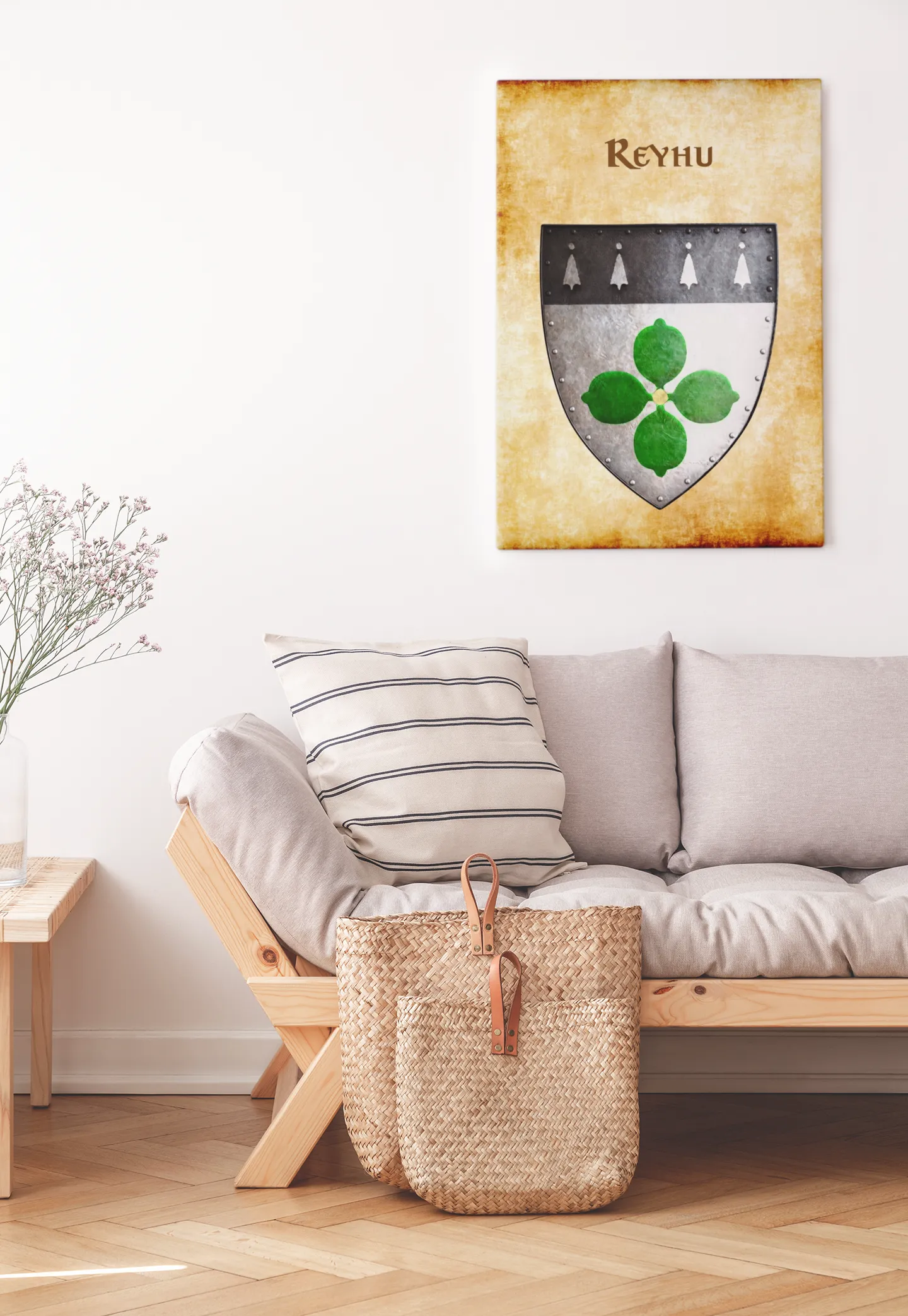 Reyhu Heraldry of Greyhawk Anna Meyer Cartography Canvas Art Print