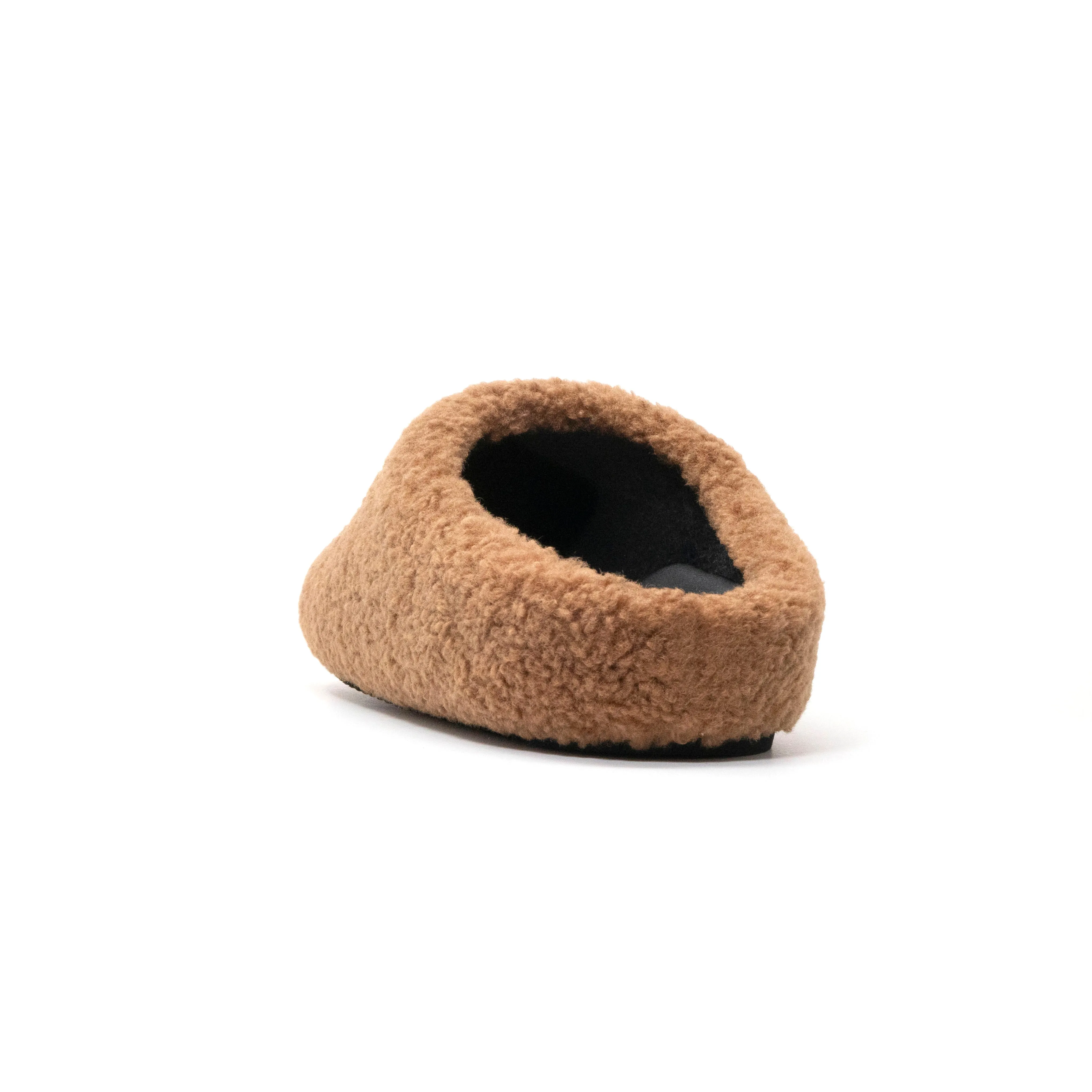ROAM FUZZY CLOG COGNAC FAUX SHEARLING