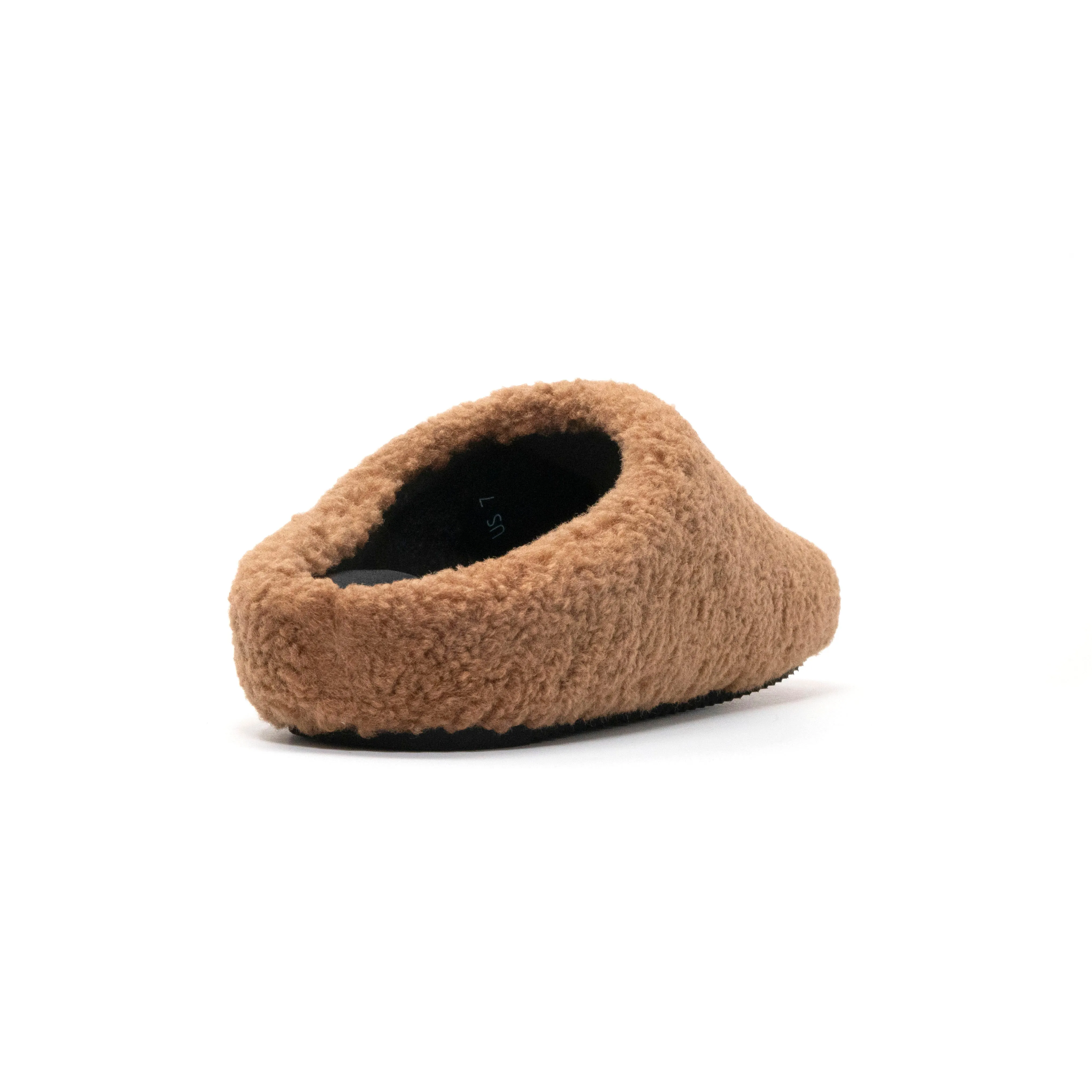 ROAM FUZZY CLOG COGNAC FAUX SHEARLING
