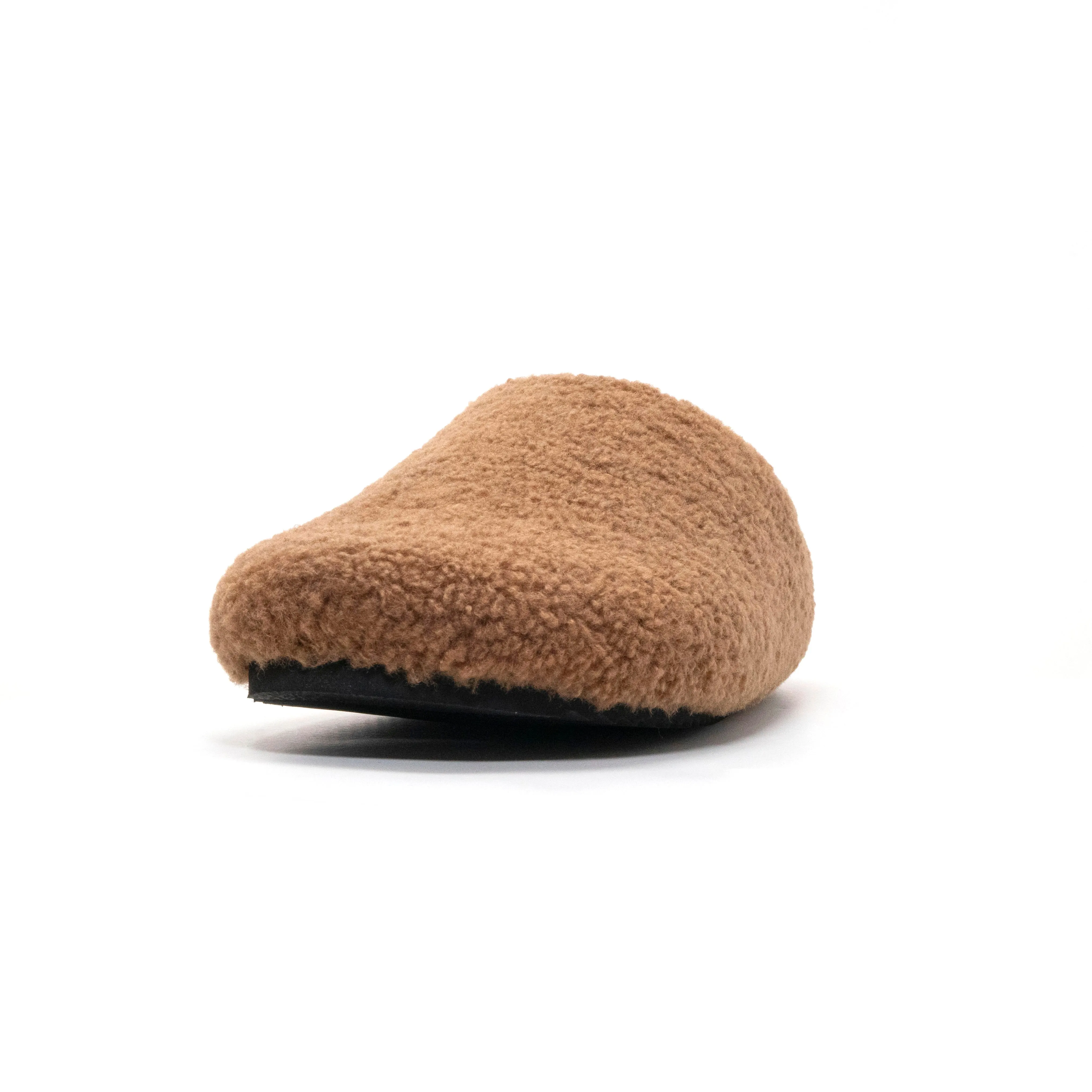 ROAM FUZZY CLOG COGNAC FAUX SHEARLING