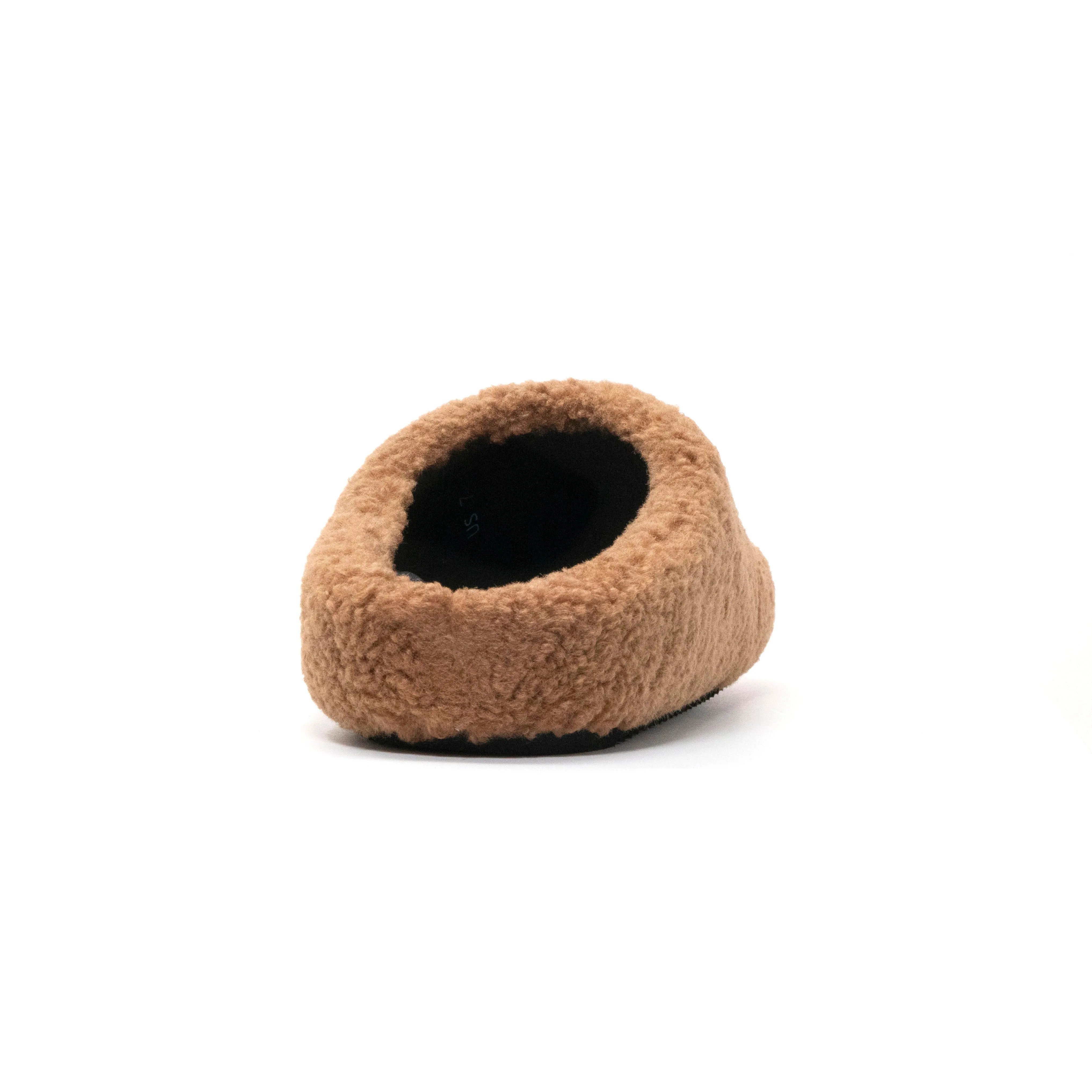 ROAM FUZZY CLOG COGNAC FAUX SHEARLING