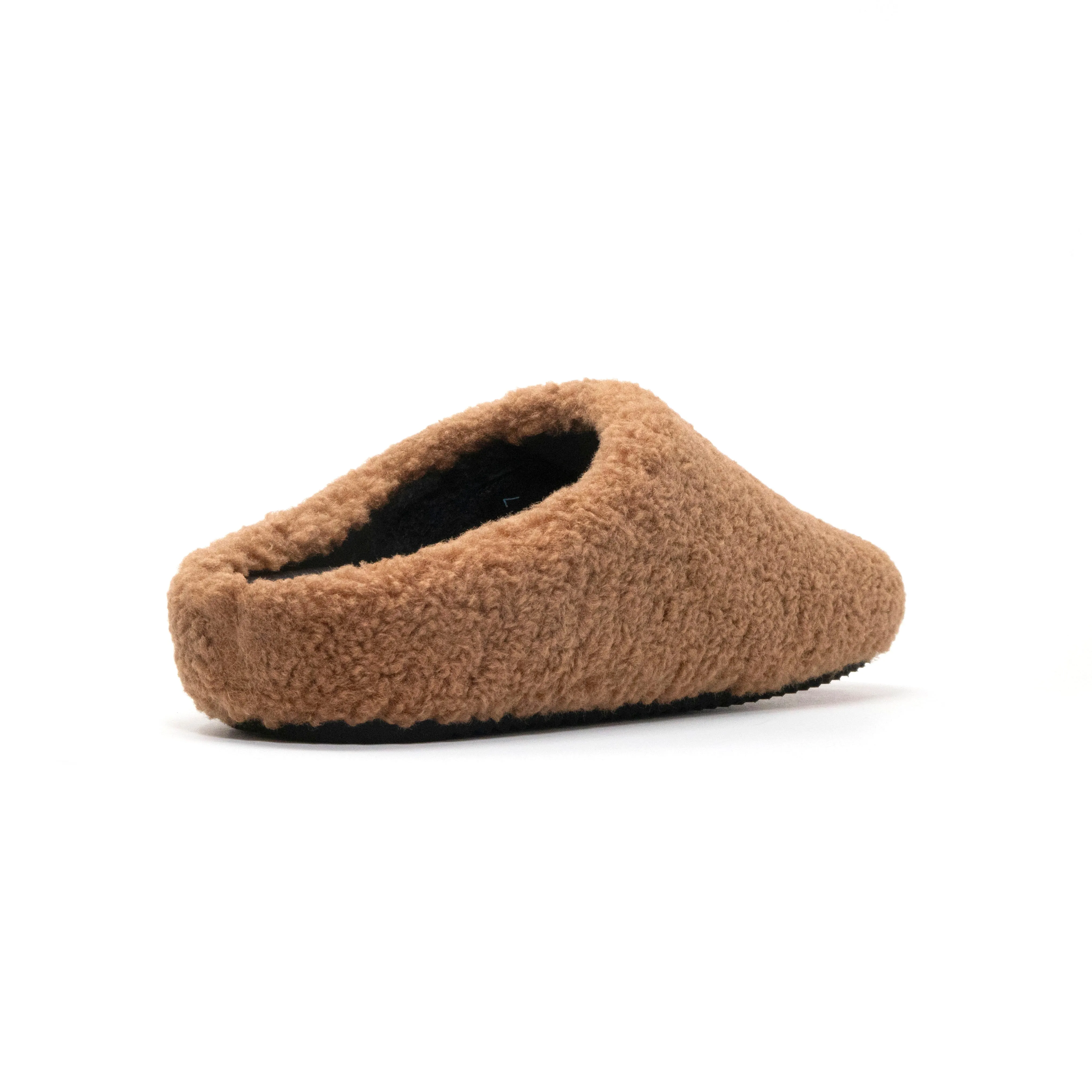 ROAM FUZZY CLOG COGNAC FAUX SHEARLING