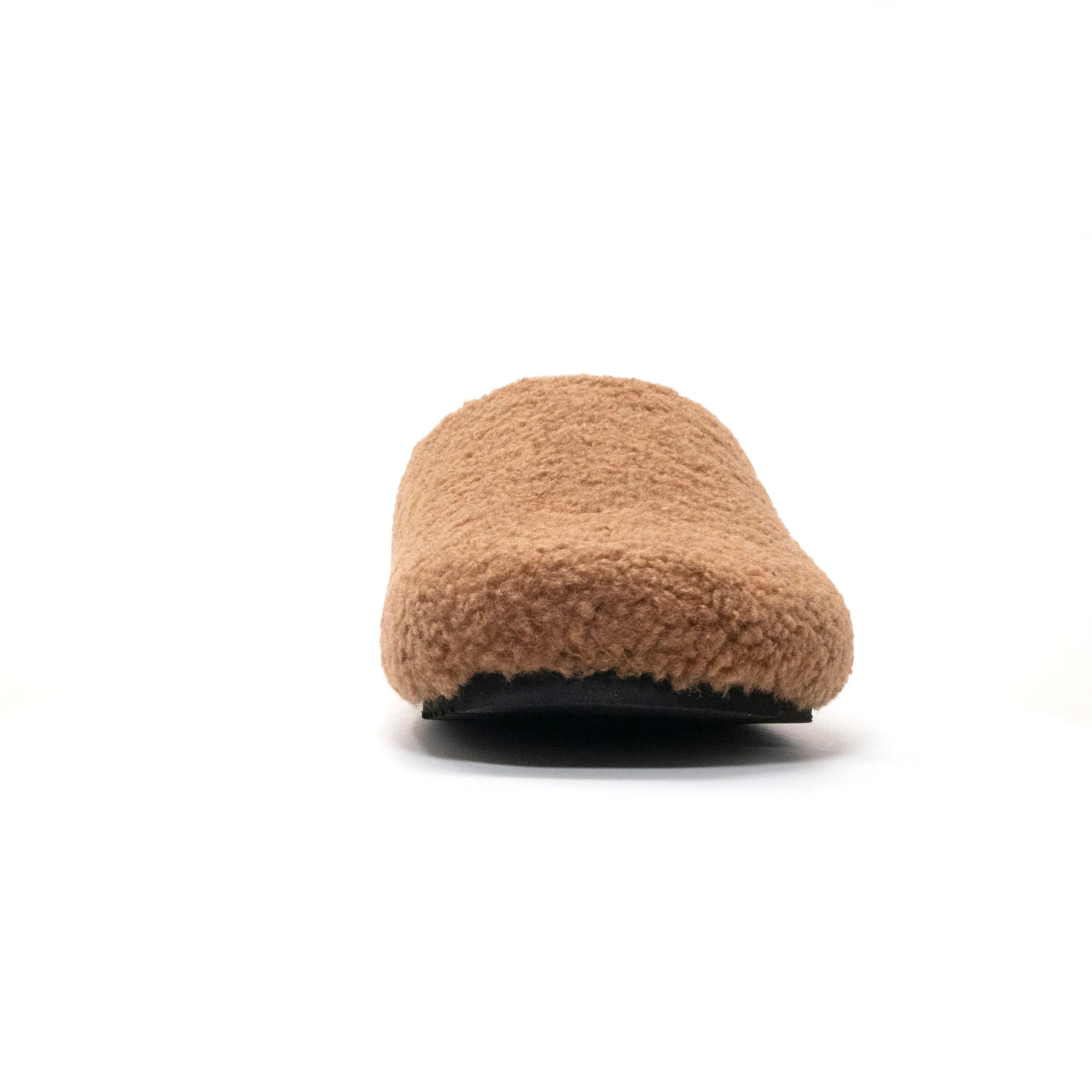 ROAM FUZZY CLOG COGNAC FAUX SHEARLING