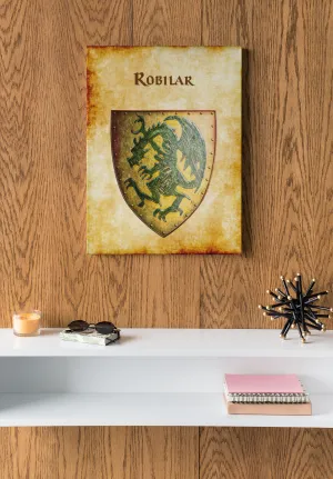 Robilar Heraldry of Greyhawk Anna Meyer Cartography Canvas Art Print