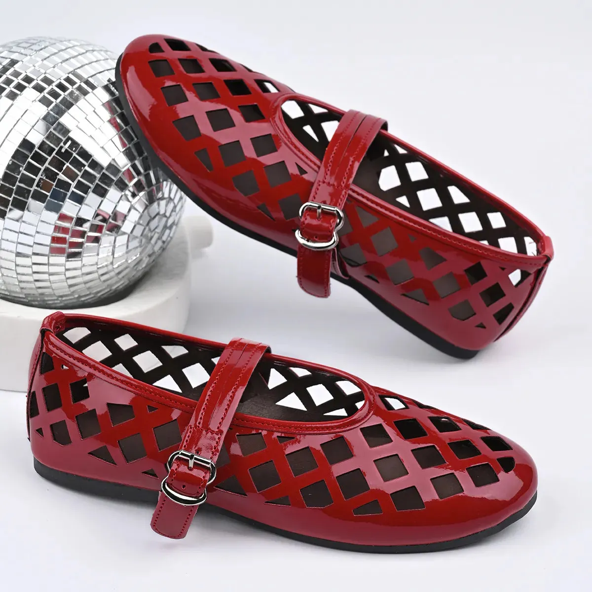 Round Toe Flats Slip-Ons