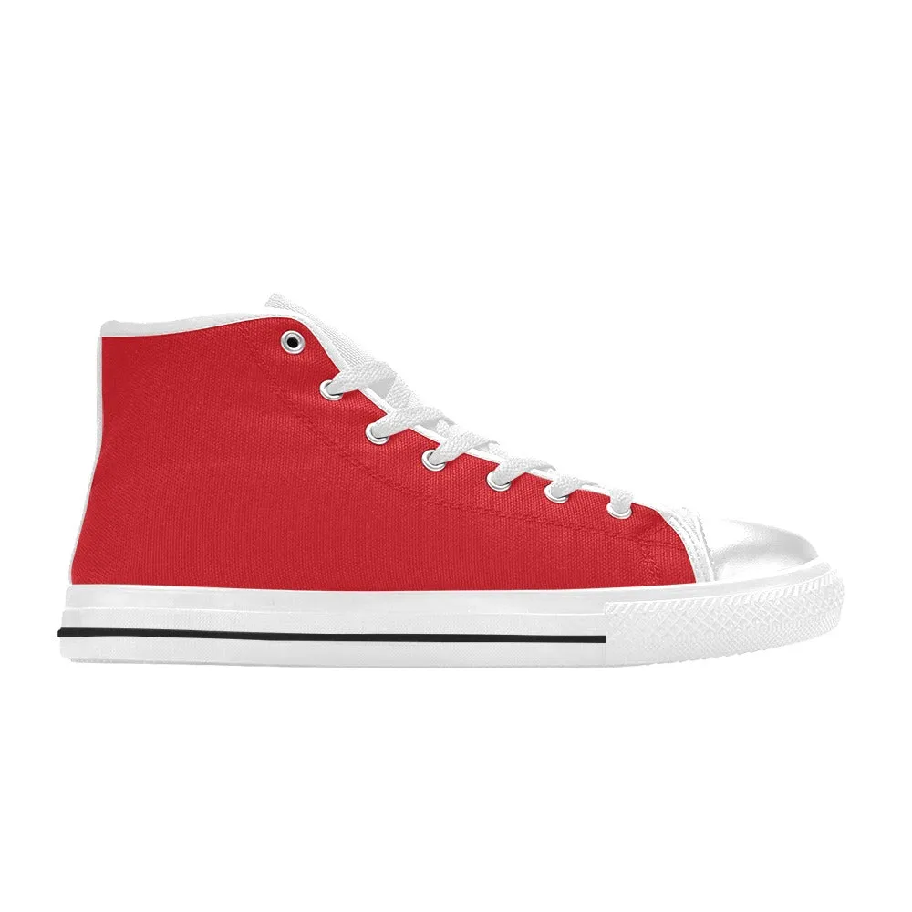 Rugrats Chuckie Red High Top Canvas Men's Shoes