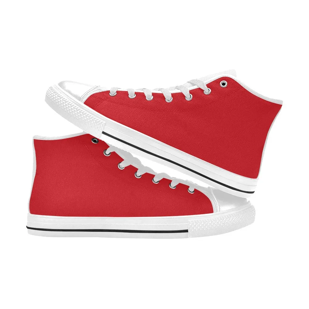 Rugrats Chuckie Red High Top Canvas Men's Shoes