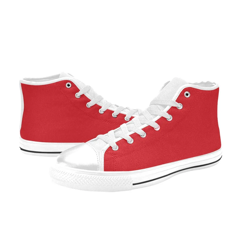 Rugrats Chuckie Red High Top Canvas Men's Shoes