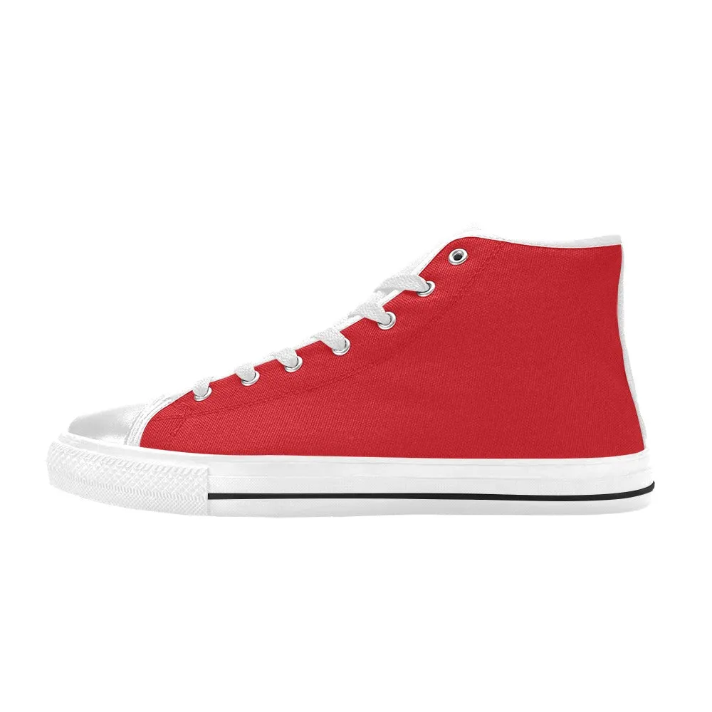 Rugrats Chuckie Red High Top Canvas Men's Shoes