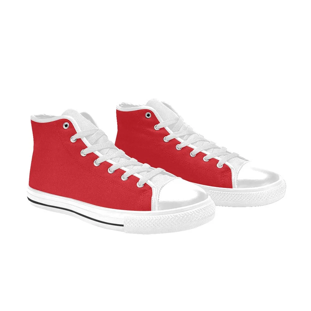Rugrats Chuckie Red High Top Canvas Men's Shoes