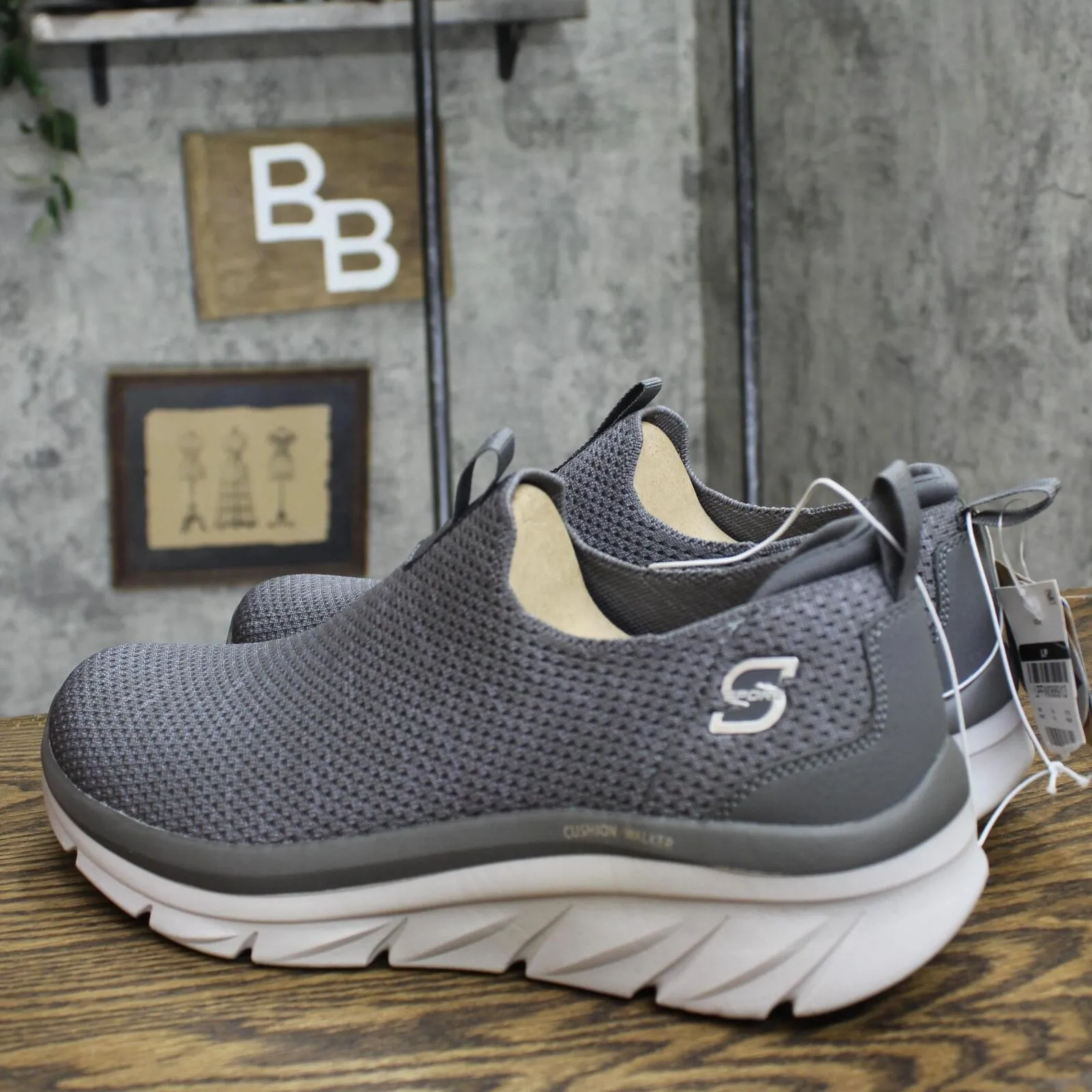 S Sport By Skechers Mens Low Top Pull On Glover Sneakers 88421389 Gray 11.5
